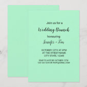 Kleurrijke waterverf voegt jouw naam bewerkbare te kaart (Voorkant / Achterkant)