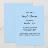 Kleurrijke waterverf voegt jouw naam bewerkbare te kaart (Voorkant / Achterkant)