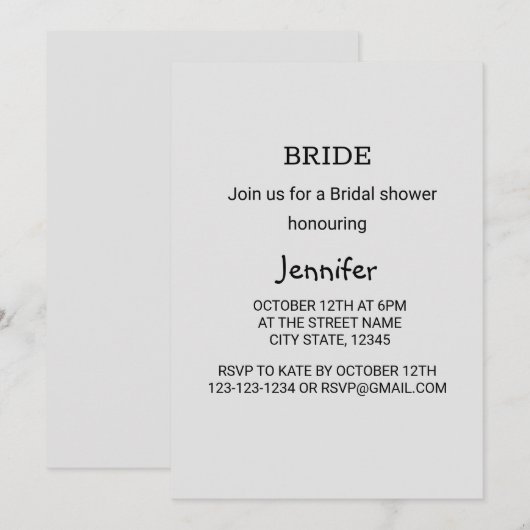 Kleurrijke waterverf voegt jouw naam bewerkbare te kaart (Voorkant / Achterkant)