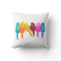 Kleurrijke Waterverf vogels