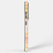 Kleurrijke Waterverf Waves Monogram Wit Hart Samsung Galaxy Hoesje (Rechterkant)