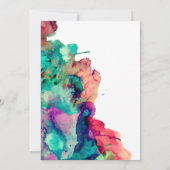 Kleurrijke Waterverf "We doen het nog steeds" Hern Kaart (Achterkant)