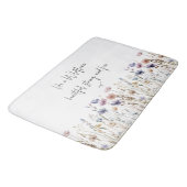 Kleurrijke Waterverf Wilde bloem Badmat (Gekanteld)