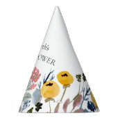 Kleurrijke Waterverf Wilde bloem Meadow Feesthoedjes (Rechts)