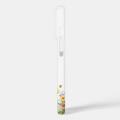 Kleurrijke Waterverf Wilde Bloem met Vlinder Case-Mate iPhone Case (Achterkant / Links)