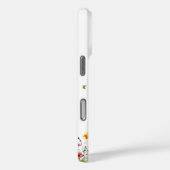 Kleurrijke Waterverf Wilde Bloem met Vlinder Case-Mate iPhone Case (Achterkant / Rechts)