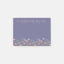 Kleurrijke Waterverf Wilde bloem Post-it® Notes