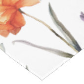 Kleurrijke Waterverf Wilde bloemen Patroon Tafelkleed (Gekanteld)