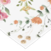 Kleurrijke Waterverf Wilde bloemen Tuin Tafelkleed (Gekanteld)