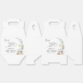 Kleurrijke Waterverf Wildflower Baby shower Bedankdoosjes (Ongevouwen)