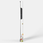 Kleurrijke Waterverf Wildflower met Butterfly Samsung Galaxy Hoesje (Rechterkant)