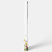 Kleurrijke Waterverf Wildflower met Butterfly Samsung Galaxy Hoesje (Linkerkant)