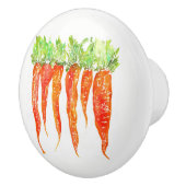 Kleurrijke Waterverf Wortelen Deurknop Keramische Knop (Rechts)