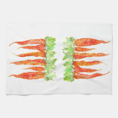 Kleurrijke Waterverf Wortelen Keukendoek Theedoek (Horizontaal)