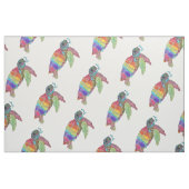 Kleurrijke Waterverf Zee Schildpad stof (Yard (91,4 cm))