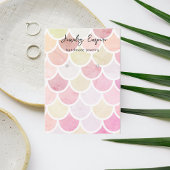 Kleurrijke Waterverf Zeemeermin Earning Holder Visitekaartje