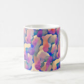 Kleurrijke Waterverfpatroon Koffiemok (Voorkant rechts)