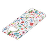 Kleurrijke Waterverven Botanische bloemen en blade Case-Mate Samsung Galaxy Hoesje (Onderkant)
