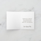 Kleurrijke Waterverven Pansies of wilde bloemen Bedankkaart (Binnen)