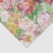 Kleurrijke Waterverven van Floral Collage Tissuepapier (Detail)