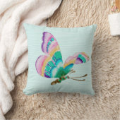 Kleurrijke waterverven vlinder kussen (Deken)