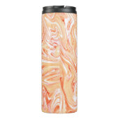 Kleurrijke Wave Liquid Paint Textuur Thermosbeker (Achterkant)
