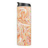 Kleurrijke Wave Liquid Paint Textuur Thermosbeker (Geroteerd rechts)