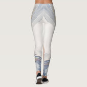 Kleurrijke Waves Beste Waterverf Leggings voor u. (Achterkant)