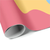 Kleurrijke Wavy Abstract Cadeaupapier (Rol Hoek)
