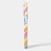 Kleurrijke Wavy Chevron Zigzag Case-Mate iPhone Case (Achterkant / Links)