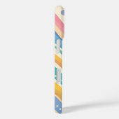 Kleurrijke Wavy Chevron Zigzag Case-Mate iPhone Case (Achterkant / Rechts)