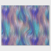 Kleurrijke Wavy Stripes Cadeaupapier (Vlak)