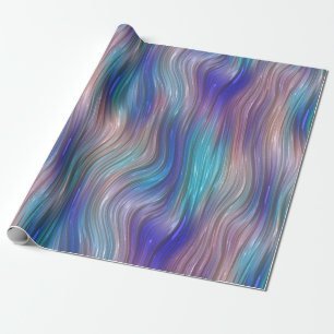 Kleurrijke Wavy Stripes Cadeaupapier