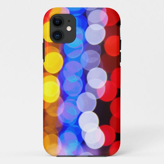 Kleurrijke Wazige Lichten Case-Mate iPhone Case (Achterkant)