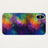 Kleurrijke weefselpapiercollage Case-Mate iPhone case (Achterkant (horizontaal))