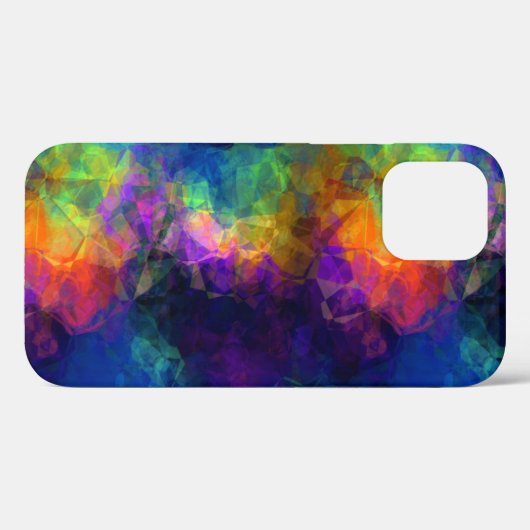 Kleurrijke weefselpapiercollage Case-Mate iPhone case (Achterkant (horizontaal))