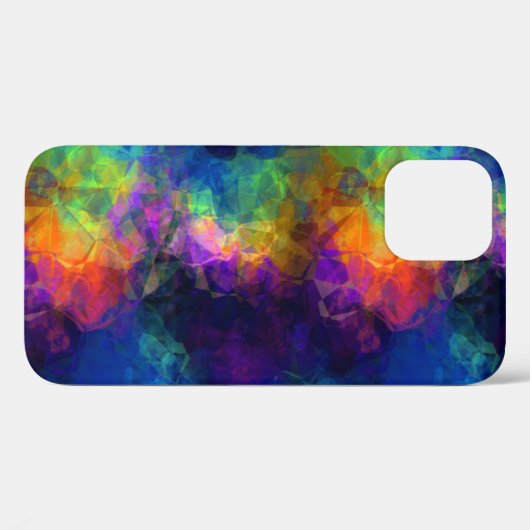 Kleurrijke weefselpapiercollage Case-Mate iPhone case (Achterkant (horizontaal))