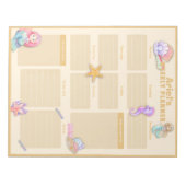 Kleurrijke weekagenda van Mermaid Notitieblok (Voorkant)