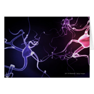 Kleurrijke weergave van neuronen