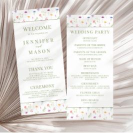 Kleurrijke weide wilde bloem bloemenzomer bruiloft