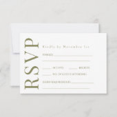 Kleurrijke weide wildflower bruiloft RSVP kaarten (Voorkant)