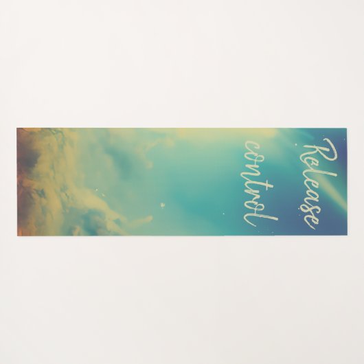 Kleurrijke weide yogamat (Achterkant (horizontaal))