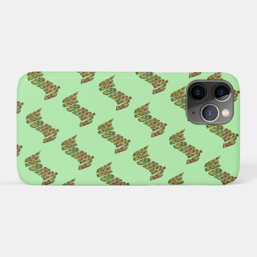 Kleurrijke Wendy naam, Case-Mate iPhone Case (Achterkant (horizontaal))