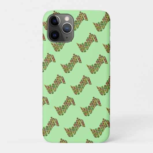 Kleurrijke Wendy naam, Case-Mate iPhone Case (Achterkant)