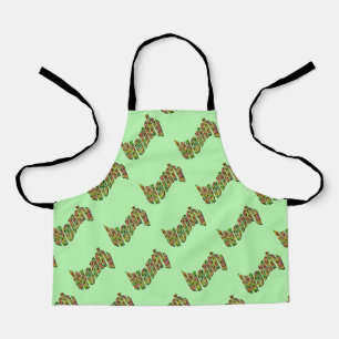 Kleurrijke Wendy naam, Schort