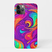 Kleurrijke wereld: Flowy Patterns Case-Mate iPhone Case (Achterkant)