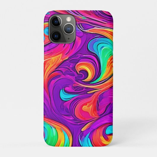 Kleurrijke wereld: Flowy Patterns Case-Mate iPhone Case (Achterkant)