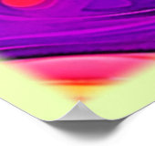 Kleurrijke wereld: Flowy Patterns Poster (Hoek)