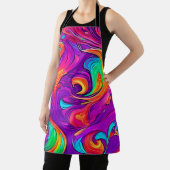 Kleurrijke wereld: Flowy Patterns Schort (Insitu)