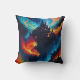 Kleurrijke wereld kussen